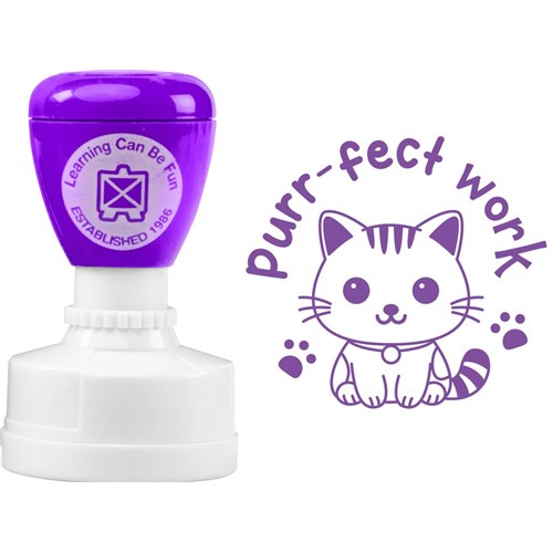 Purr-fect Work Merit Stamp 1